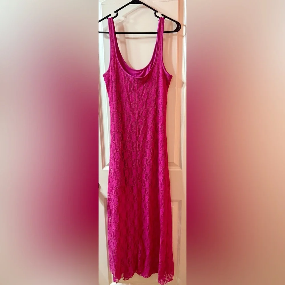 Pink Lace Dress - Picture 4 of 6